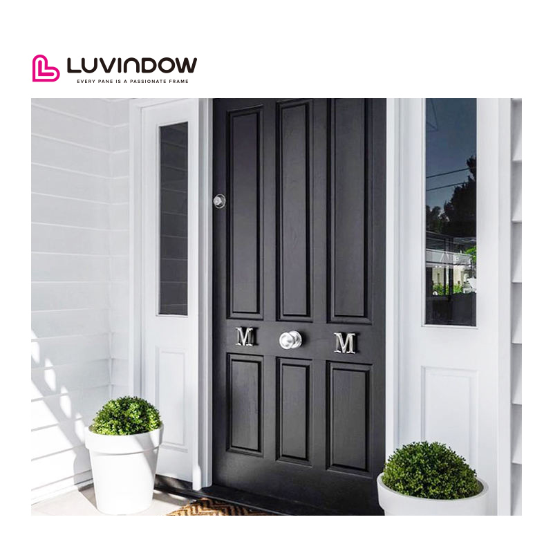 American Wooden Main Door Design Front Doors For Houses Modern TEAK OAK Solid Wood Commercial Entry Door