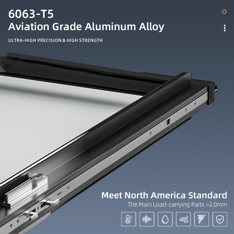 China Custom Sliding Door &amp; Window, Heavy Duty Hurricane Resistant Aluminum Profile Casement Windows, Drift windows