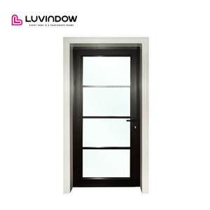European Design Frameless Aluminum Glass Interior Door