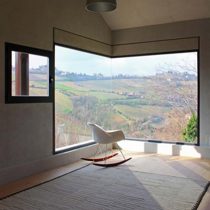 Hurricane Impact Aluminum Windows Ultra Large Glass Floor to Ceiling Double Glazing Picture Fixed Windows