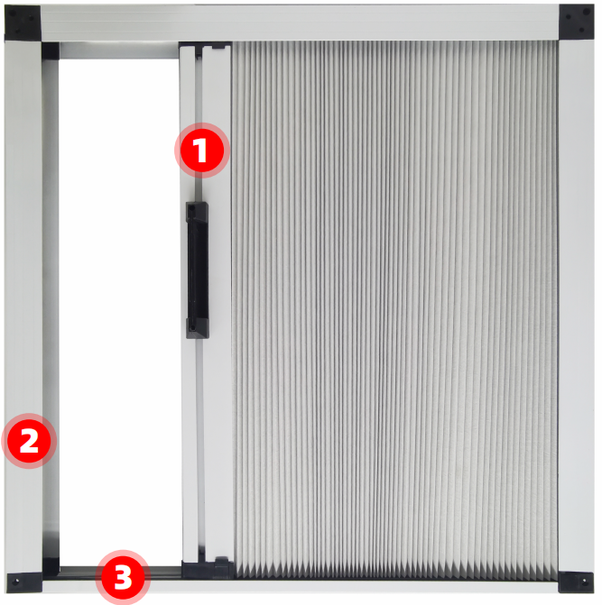 Retractable sliding screen door