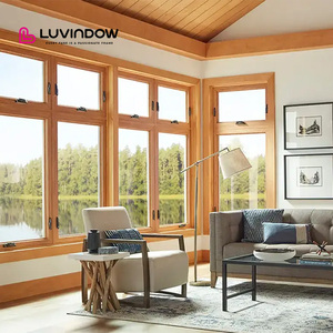 Weatherproof Hand Crank Aluminum Clad Wood Window