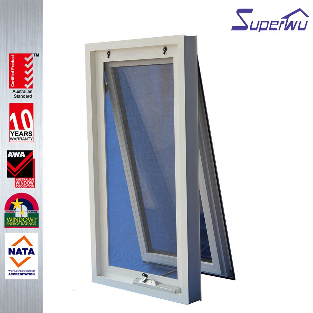 Customizable Modern Design and High Durability European Style Aluminum Crank Tall Awning Window