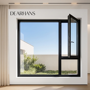 Modern Double Glazed Soundproof Aluminium Profile Casement windows