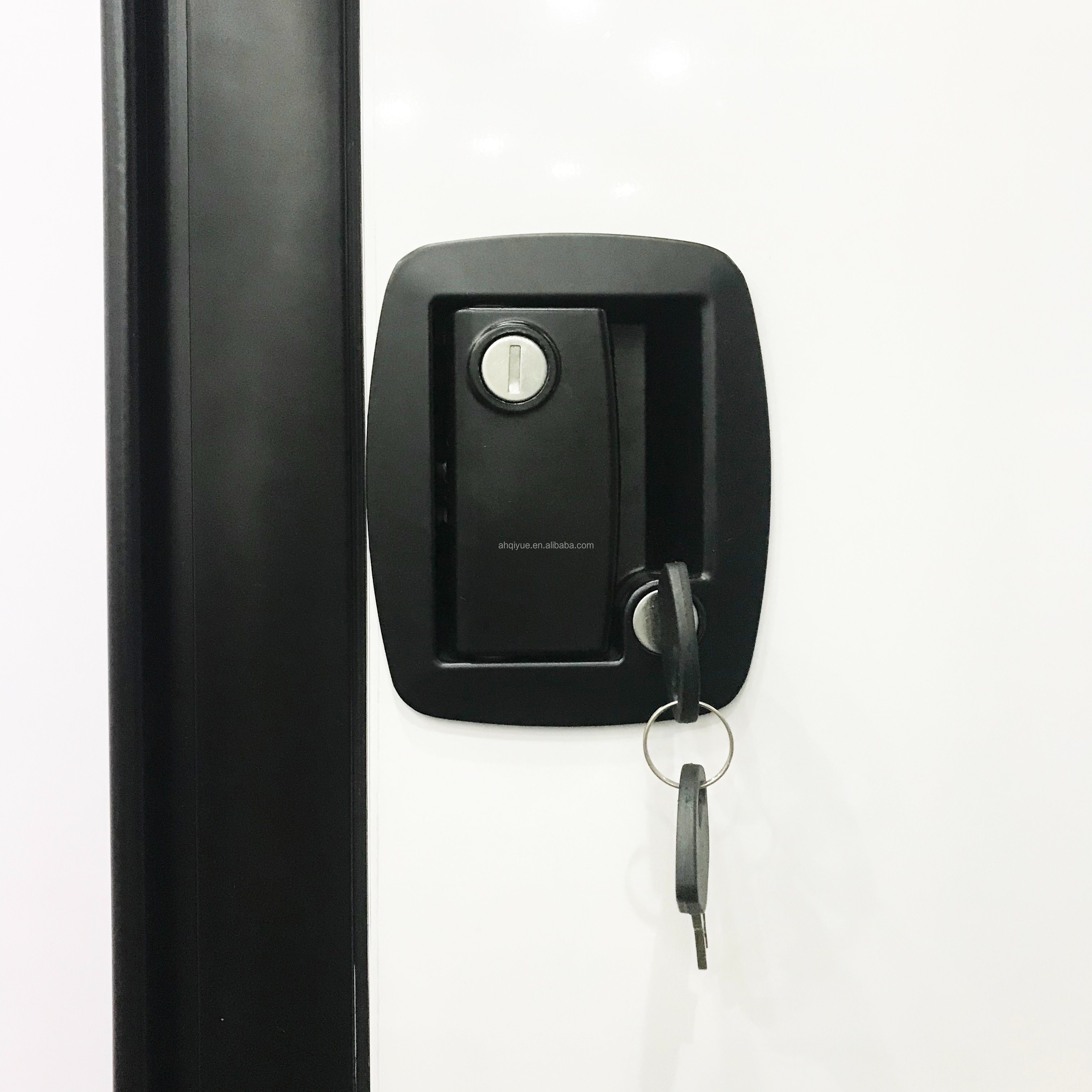 600x800mm Right Angle Aluminum RV Caravan Custom Cargo Hatch Door with Mechanical Lock Gas Struts for Camper Van Truck Trailer