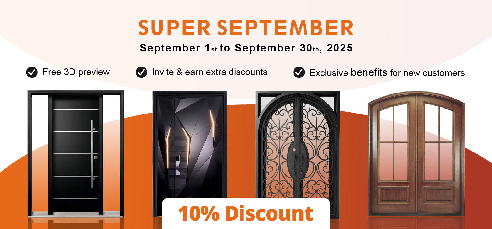 Entry door presentation