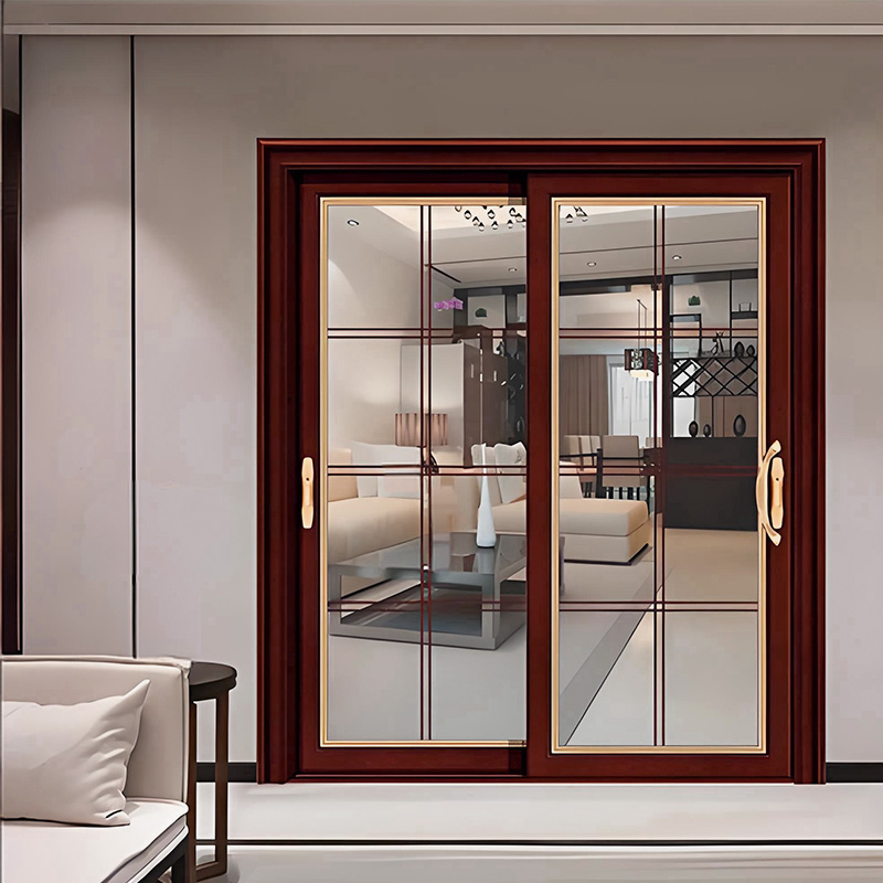 Customized Glass Varieties and Colors Nordic Style Sliding Glass Door Decorative Side Open Doors for Kitchen Home Partitions