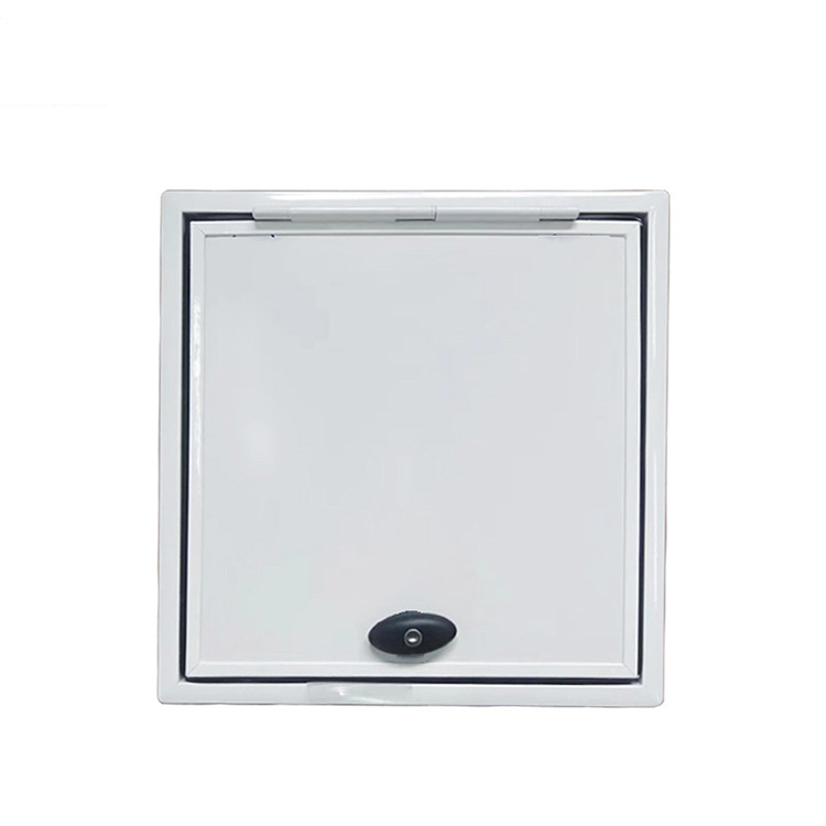 Manufacturer Supplier New Class a Motorhome Cabin Door 900*500mm Aluminum Alloy Trailer Hatch XPS Inside RV Door