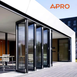 APRO Aluminium Folding Door Thermal Break Glass Bifold