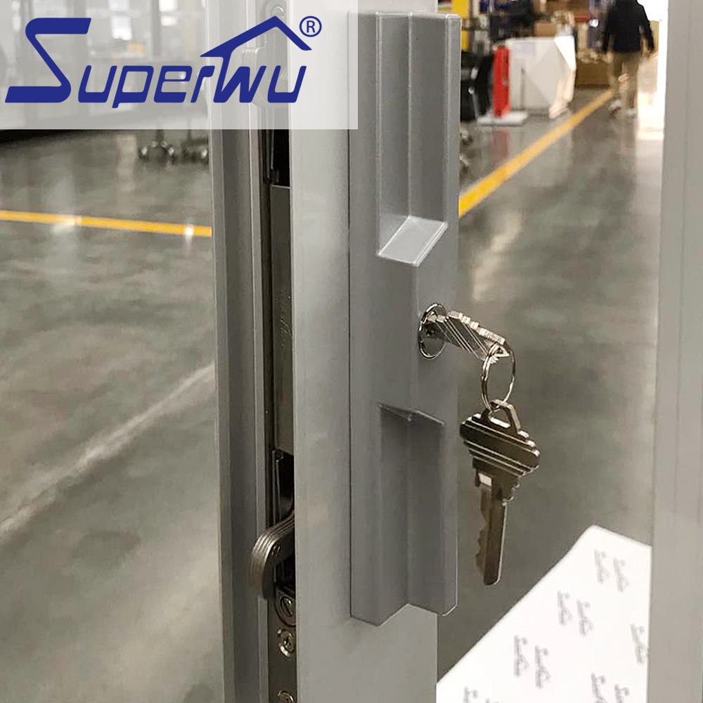 USA Style High Quality Commercial Double Glass Aluminum Sliding Doors Patio Bulletproof Security Sliding Door