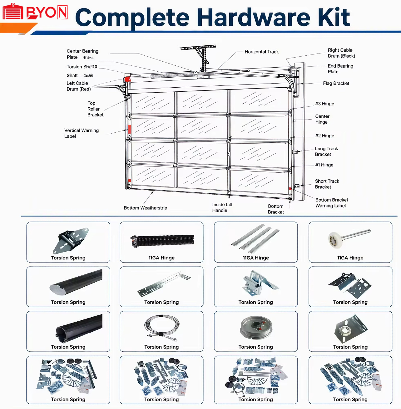 Hot Sell Modern Design Full View Aluminum Steel Tempered Automatic Sandwich Panel Overhead Sectional Steel Foam Garage Door