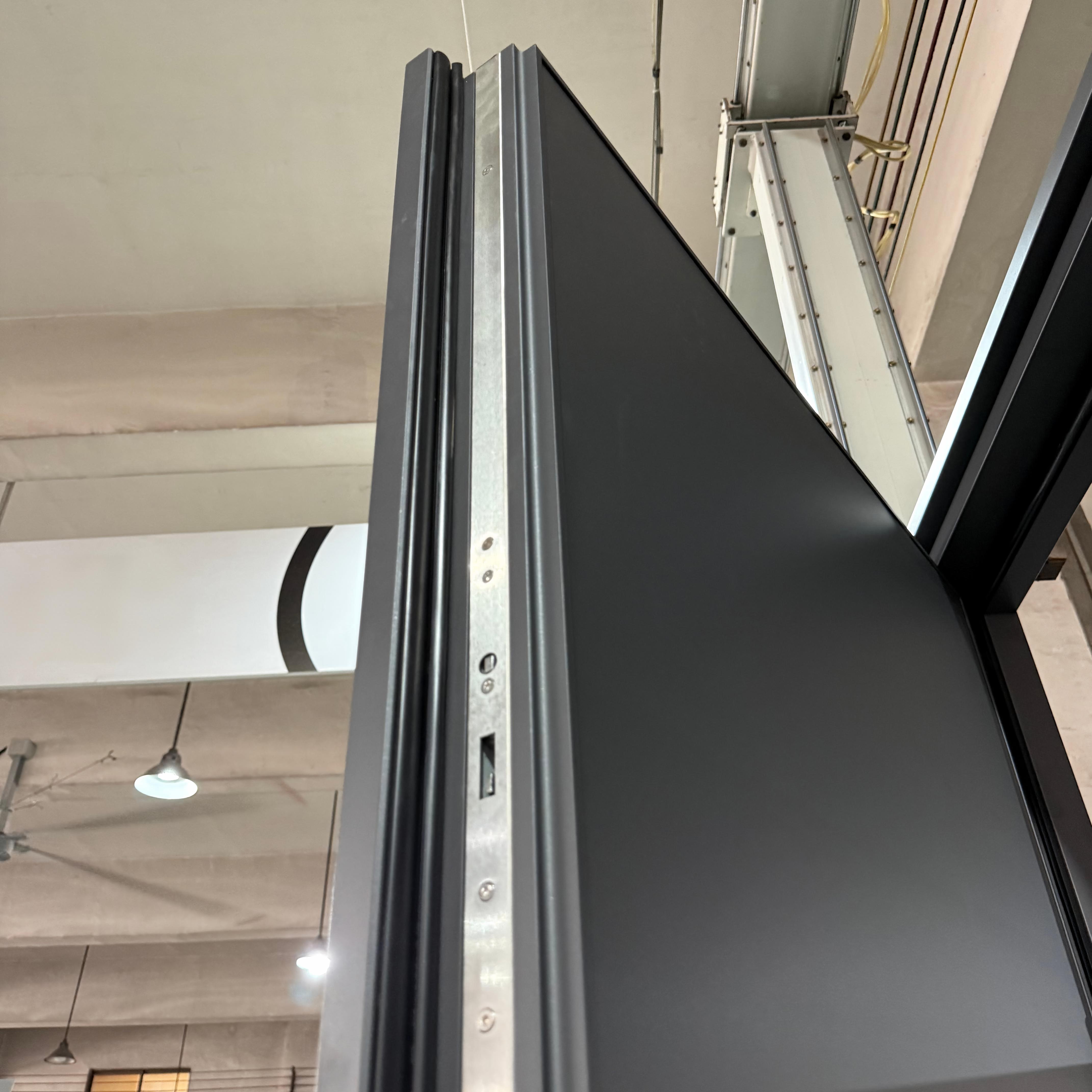 Aluminum Alloy Entry Doors Pivot Door Hidden Pivot Structure Large Opening Angle Waterproof European Design Exterior Front Door
