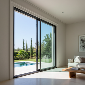 American Standard ROTO Hardware Double Large Glass Glazed PVC Doors and Windows UPVC Vinyl Lifting Sliding Doors For Villa