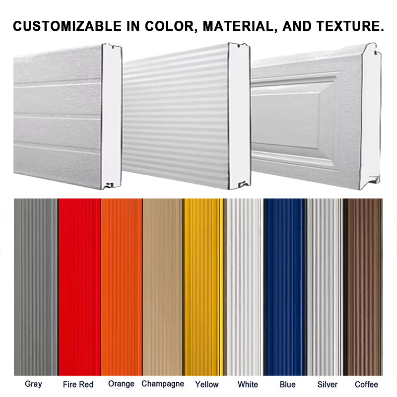 Custom Steel Industrial Sectional Door Overhead Garage Door for Courtyard Entrance