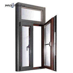 Imagery Swing Opening Aluminium Profile Doors and Windows Double Glass Casement Window