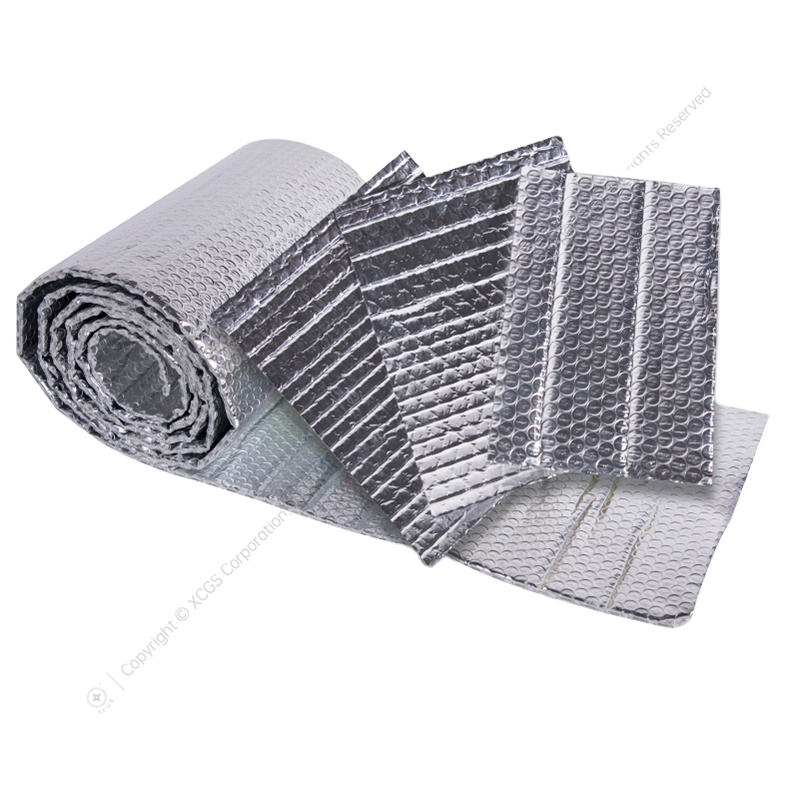 Factory Price 130gsm Double-Sided Reflective Aluminum Bubble Wrap Roll Thermal Insulation Sheet for Windows Warehouse Roof