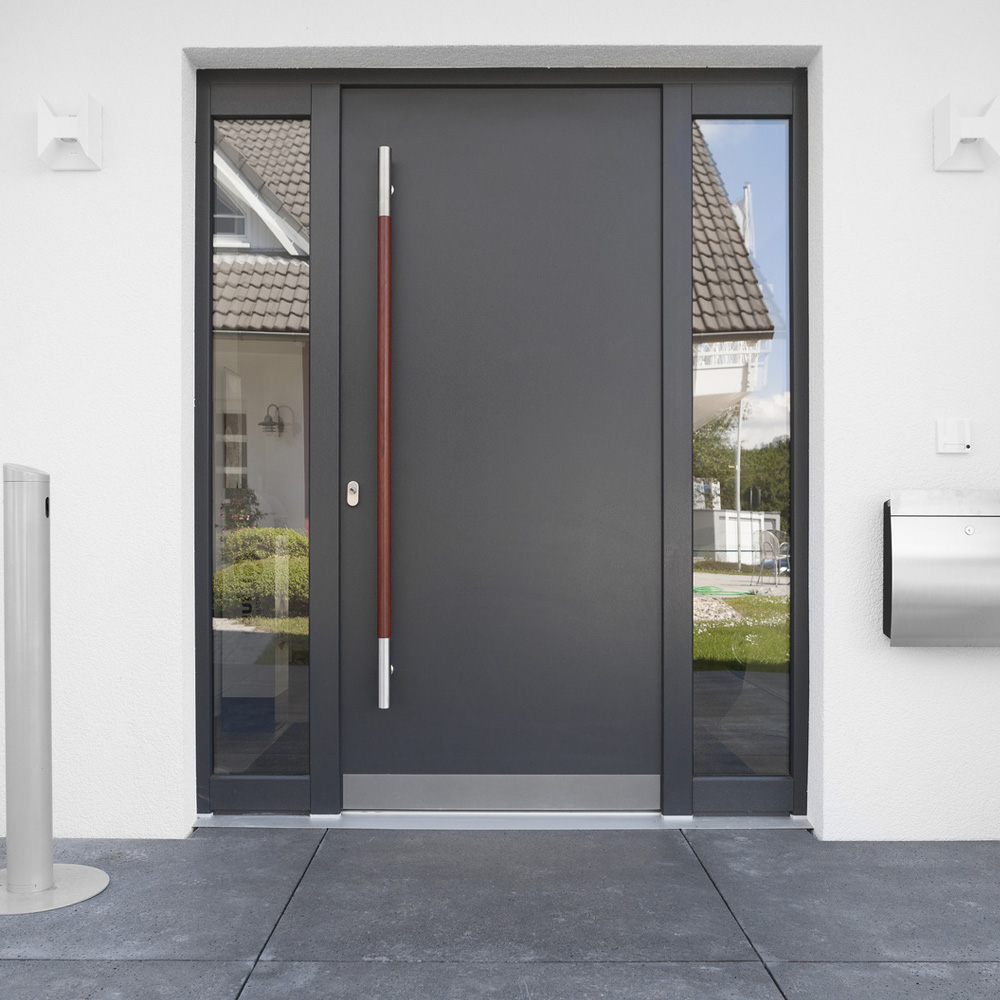 Luxury Cast Aluminum Main Entrance Door With Heavy Duty Frame for Modern House Safety Protection