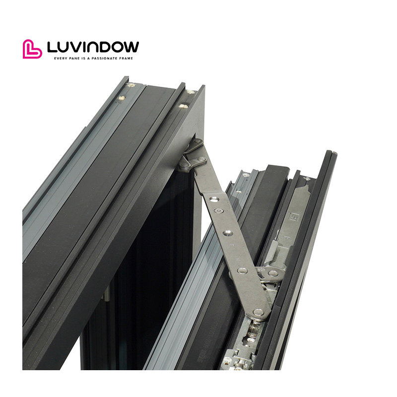 Replacement Latest Design Burglar Proof Tilt-Turn Opening Tilt and Turn Floor to Ceiling Window Aluminium Casement Window