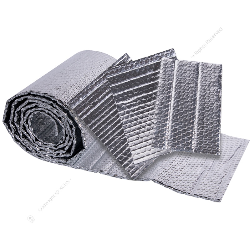 Factory Price 130gsm Double-Sided Reflective Aluminum Bubble Wrap Roll Thermal Insulation Sheet for Windows Warehouse Roof