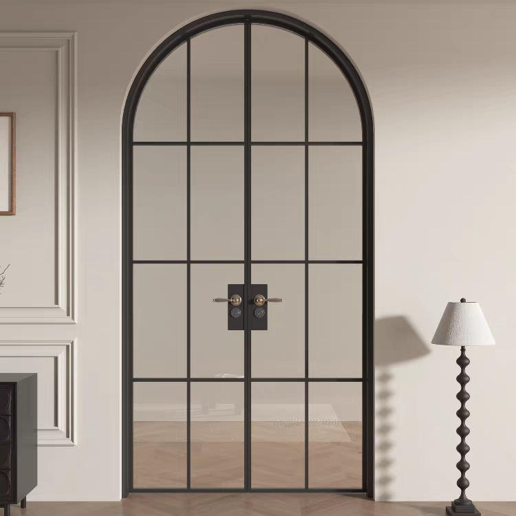 Arched Security Double Entry Door
