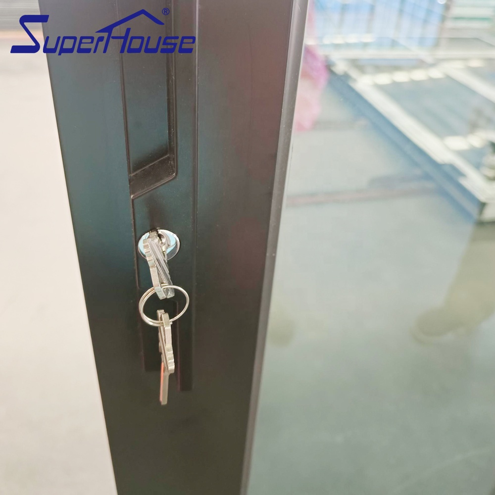 NOA Florida Standard High Impact 80PSF Hurricane Proof Sliding Door Aluminium Patio Door With Tinted Glass For Villa