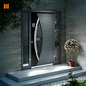 Modern Aluminum Bulletproof Glass Security Front Door
