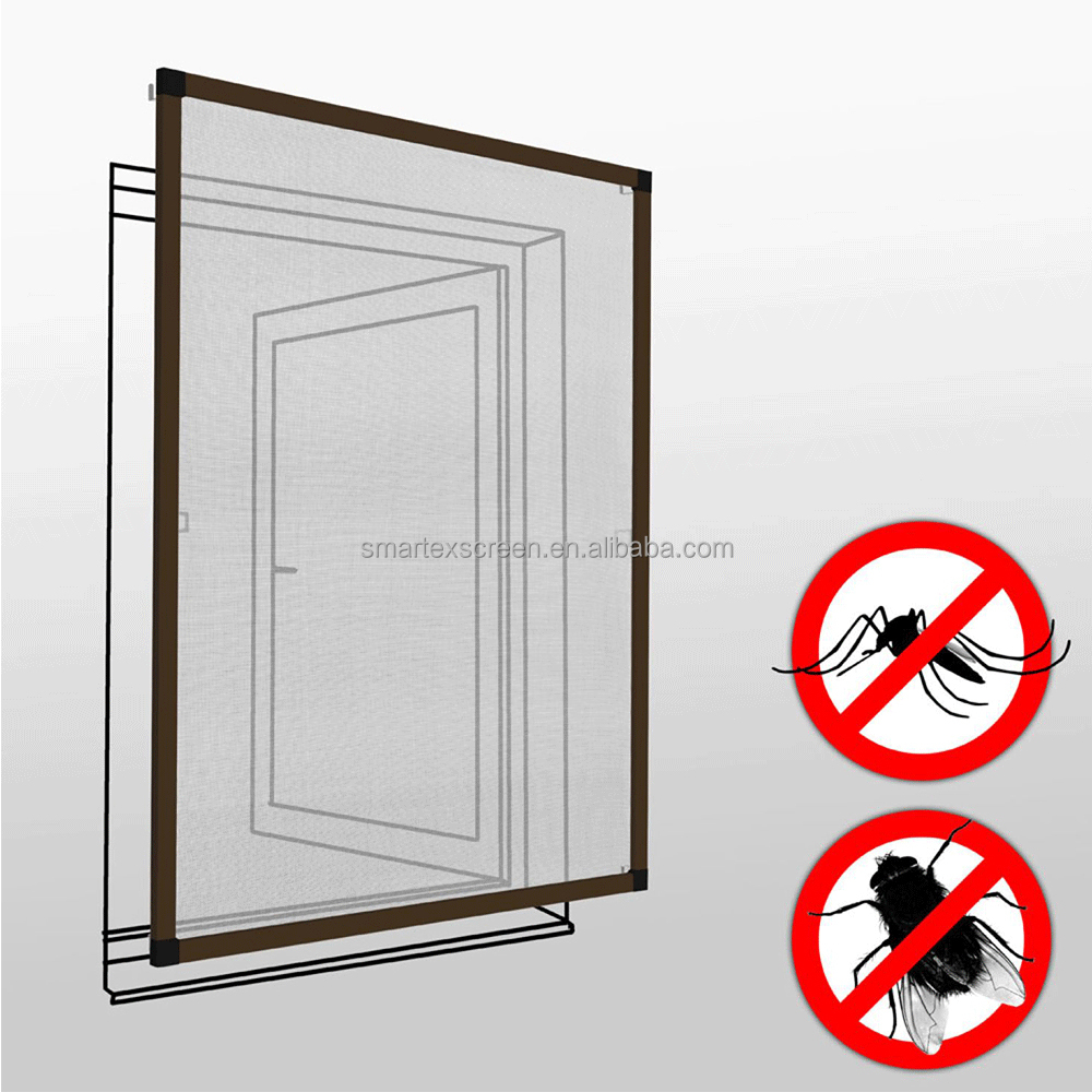 Durable Mosquito Net Plastic Corner Fixed Mesh Windows Aluminum Frame DIY Fiberglass Framed Screen Window