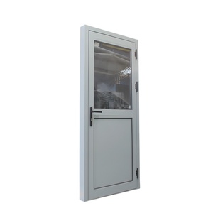 Half Glass Half Aluminum Casement Door