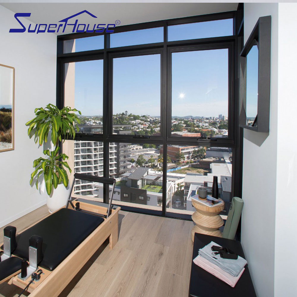 Wholesale Soundproof Standard Size Glass Profile Aluminium Bifold Window and Door Folding Windows