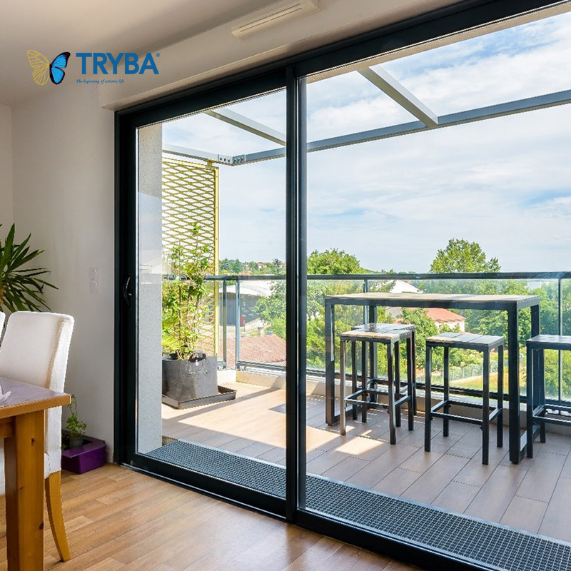 American Standard ROTO Hardware Double Large Glass Glazed PVC Doors and Windows UPVC Vinyl Lifting Sliding Doors For Villa