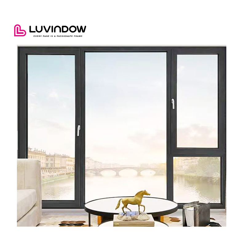Replacement Latest Design Burglar Proof Tilt-Turn Opening Tilt and Turn Floor to Ceiling Window Aluminium Casement Window