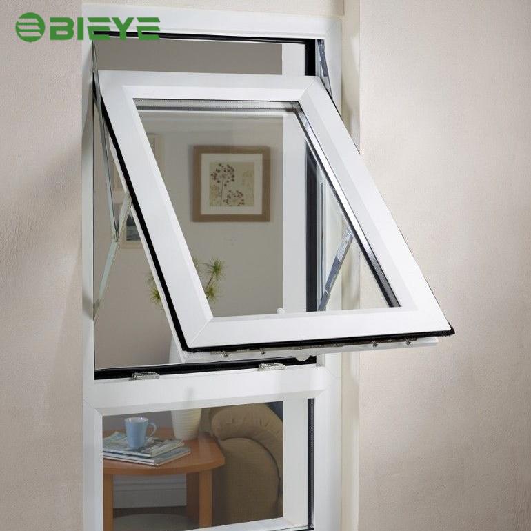 High End System Double Hung Aluminum Top Hung Windows Stainless Steel Mosquito Net Energy Saving Exterior Weatherproof Staircase