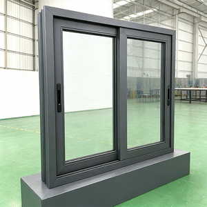 Thermal Break Aluminum Glass Sliding Windows and Pantry Dividers