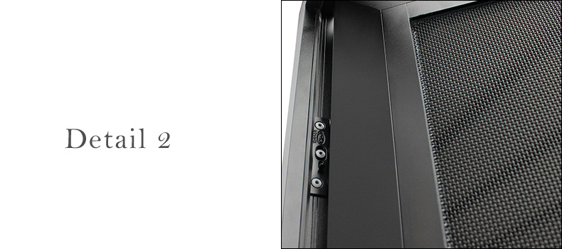 Black Aluminum Screen Doors for Home