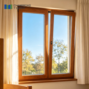 German Hardware Wood Aluminum Window