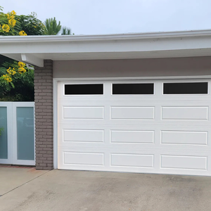 Custom Aluminum Glass Garage Door Roll Up Garage Doors for Homes