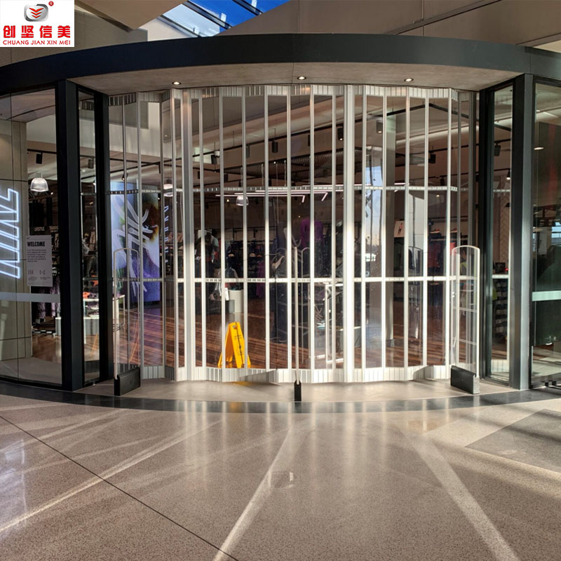 High Quality Sliding Biflding Garage Door Roller Shutter Windproof Safety Partition Accordion Polycarbinate Outdoor Workshop