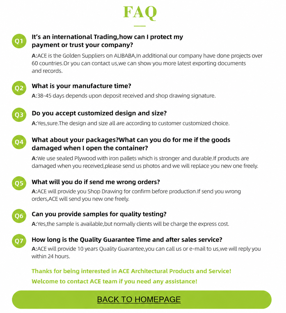 FAQ Infographic