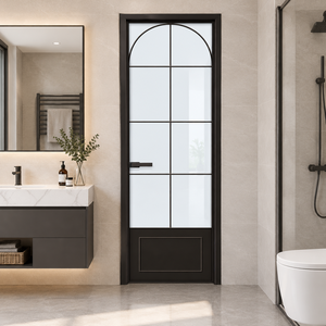 Hihaus Waterproof Aluminum Interior Bathroom Casement Door