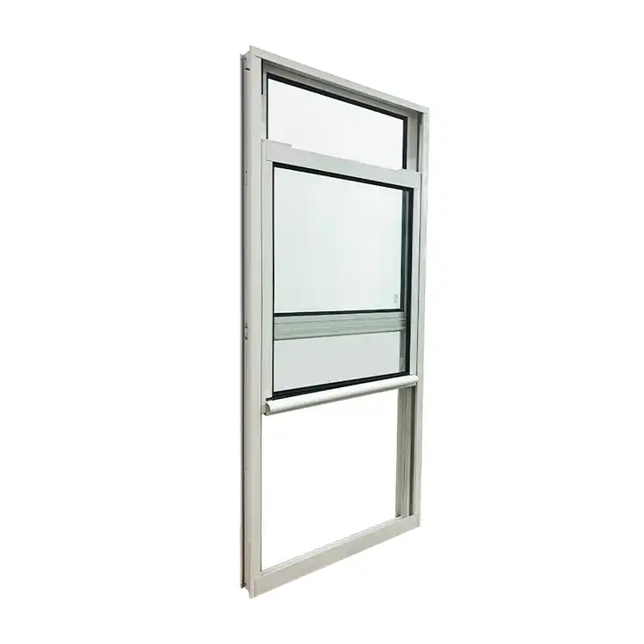 Customized Double Glazed Simple Design Aluminum Narrow Frame Balcony Window Aluminum Frame Casement House windows