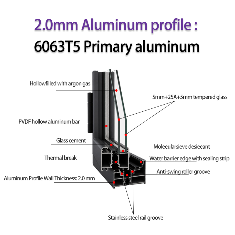 EOKO White Slim Frame Exhibition Gallery Minimalist Art Space Aluminum Bi-fold Glass Door