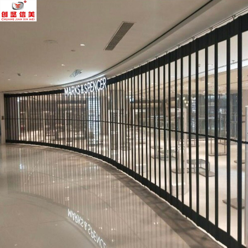 Anti-Theft Folding Shutter Door Structure