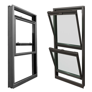 Customized Double Glazed Simple Design Aluminum Narrow Frame Windows