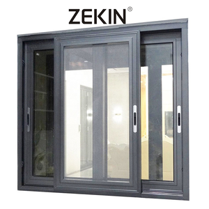 ZEKIN Sliding Windows Thermal Break Aluminum Frame with Double Glazing Low-E Glass Window