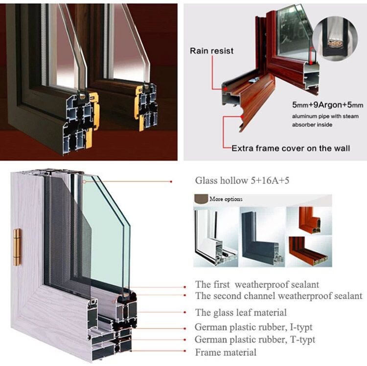 Aluminum Windows Cross Section