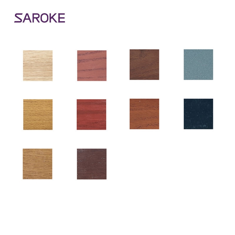 Aluminum-wood Combination Aluminum Wooden Clad Wood Grain Chinese Vintage Style Inward Opening Tilt Turn windows