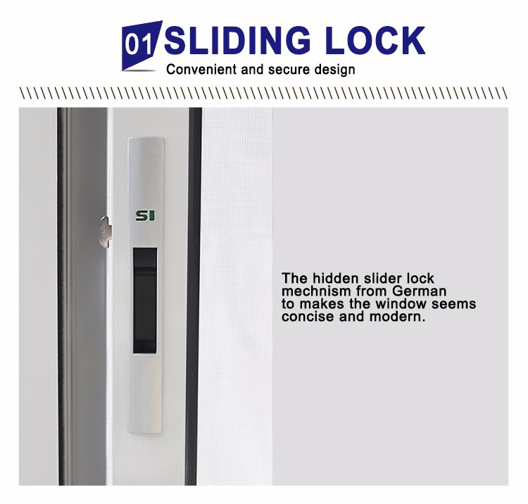 NFRC AS2047 NOA Standards Customized Aluminum Thermal Break Sliding Window Double Glazing Glass Sliding windows