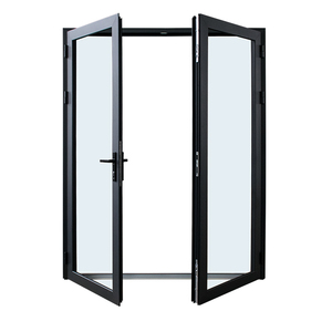 China Suppliers of Aluminium Window and Door Aluminum Storefront Door Commercial Glass Swing Door