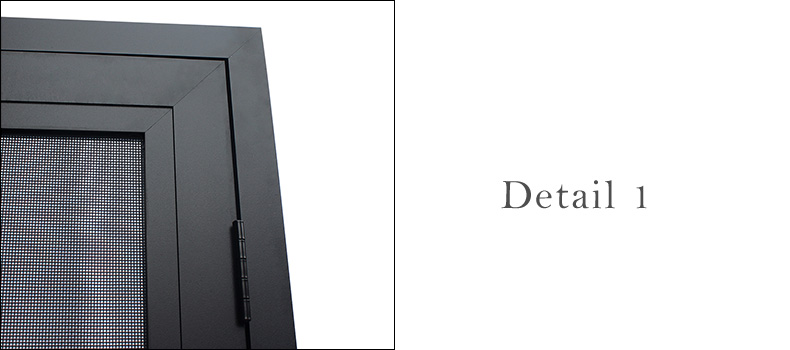 Black Aluminum Screen Doors for Home