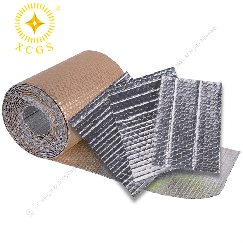 Factory Price 130gsm Double-Sided Reflective Aluminum Bubble Wrap Roll Thermal Insulation Sheet for Windows Warehouse Roof
